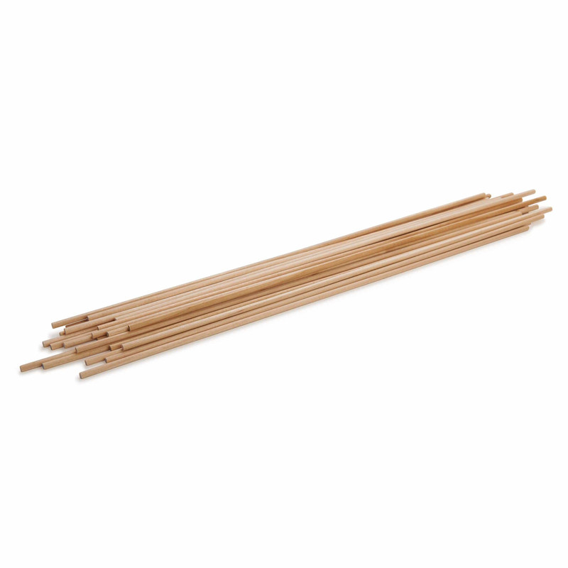 Handi Craft 12" Round Wood Dowel Pack - Diameter:1/8"